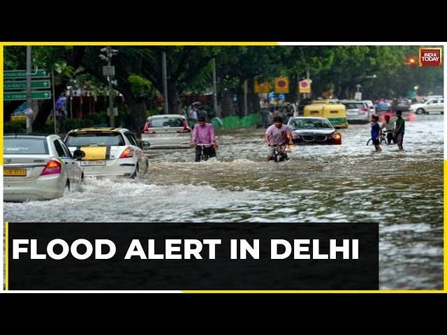 Delhi Floods: Flood Alert In Delhi, Yamuna Overflows Crosses Danger Mark