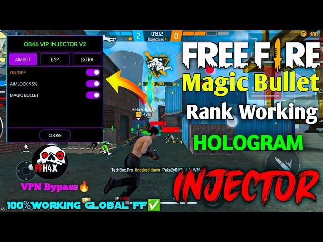 Freefire Headshot Vip  Injector V2Ob46 Free Fire HackMagic Bullet InjectorFF Panel Hack Mobile