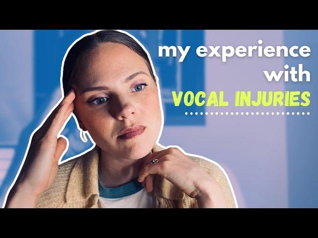 my experience with MTD | how to overcome vocal injury