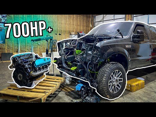 F250 6.0 POWERSTROKE ENGINE BUILD