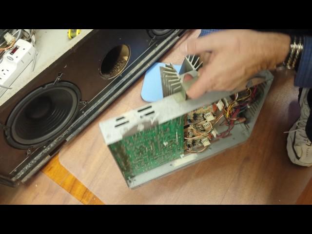 removing an amplifier from a rowe record jukebox