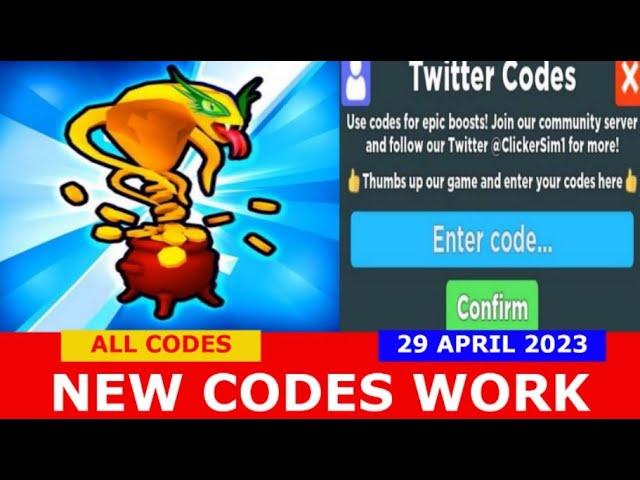 *NEW CODES* [SPRING EGG] Clicker Simulator ROBLOX | ALL CODES | 29 APRIL 2023