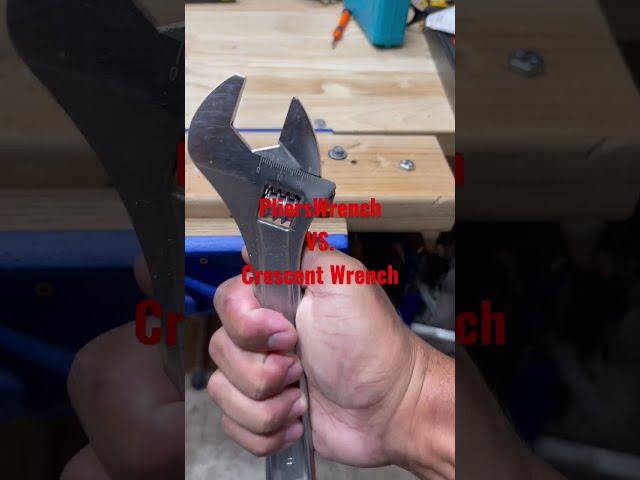 Knipex PliersWrench Vs. Crescent (Adjustable) Wrench!