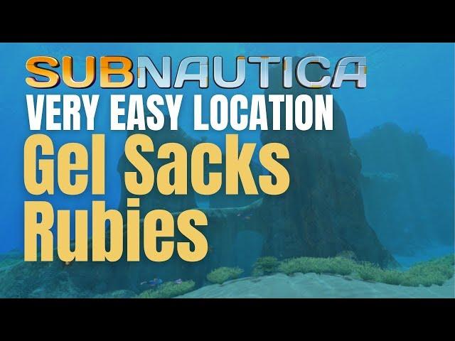 Easy Ruby & Gel Sack Farming Locations | Subnautica