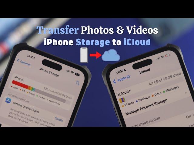 Transfer Photos and Videos from iPhone to iCloud! [How To]