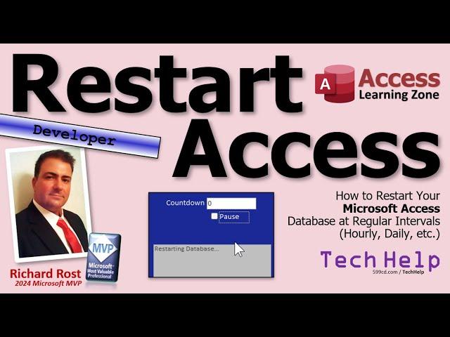 How to Restart Your Microsoft Access Database at Regular Intervals Hourly, Daily, etc.