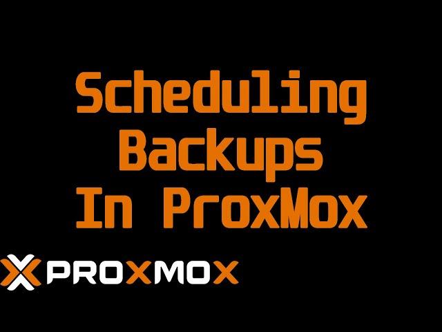 Backing up VMs and Containers in Proxmox