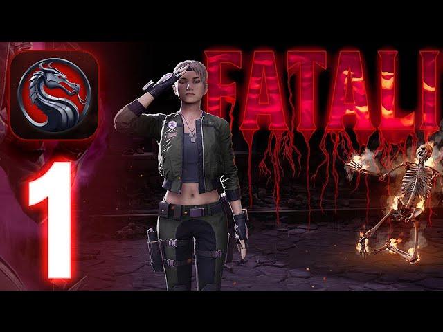 Mortal Kombat: Onslaught Gameplay walkthrough Part 1 (iOS, Android)