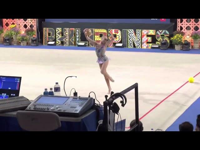 Natalia Usova (UZB) Ball Qualification Rhythmic Gymnastics Asian Championships 2023