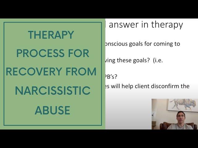 Narcissistic Abuse Recovery:  The process of therapy