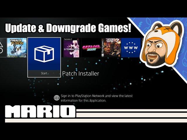 PS4 Patch Installer - Update & Downgrade Games on a Jailbroken PS4