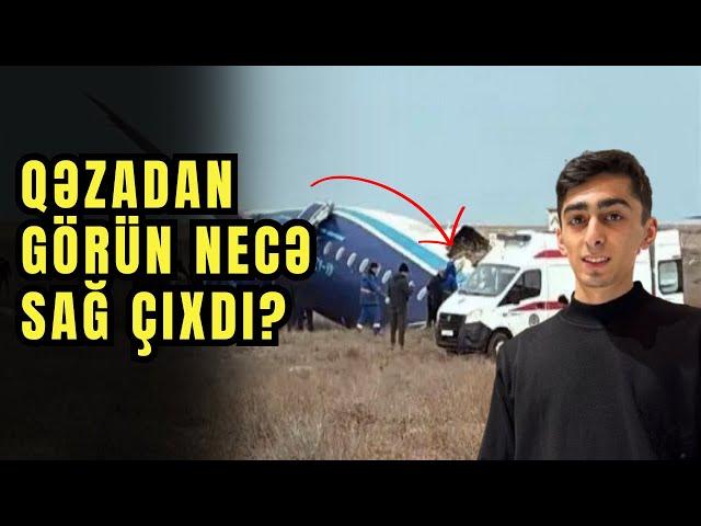 AZAL-a məxsus Qəzaya uğramış təyyarədə sağ qalanlardan bir də Lənkəranlıdır