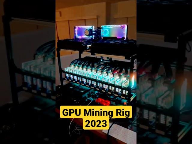 GPU Mining Rig 2023 | Ethereum Mining Setup #gpu #gpumining #cryptocurrency #crypto #bitcoin #mining