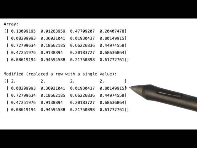 Modifying array elements