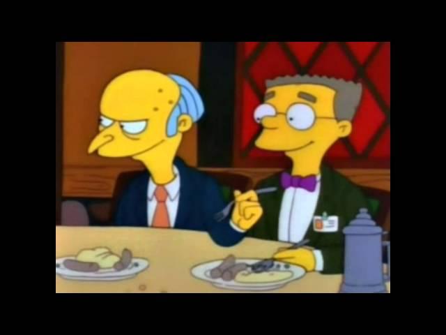 Mr. Burns speaks German