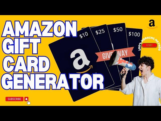 amazon gift card generator || amazon gift card giveaway