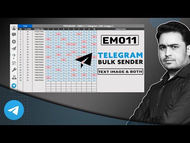 Telegram bulk Msg sender | Telegram bulk msg with image using excel | Become Genius 2.0