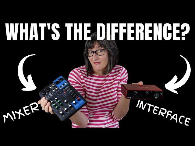 Audio Interface vs Mixer - What is the Difference?