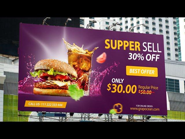 How To Make Billboard Advertising Banner - Photoshop Cc