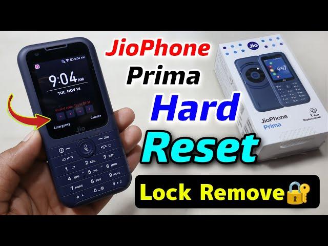 Jio Phone Prima Hard Reset Kaise kare || Jiophone Prima Lock Remove 