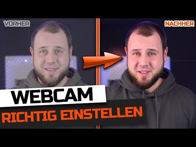 SO stellt ihr eure WEBCAM richtig ein! Eigene LUTs erstellen