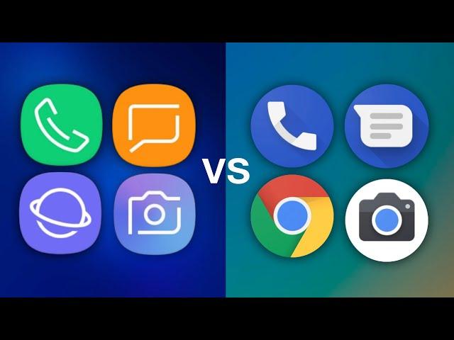 Android 8 Icons: Samsung Experience vs Pixel!