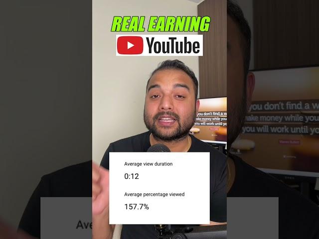 1M Views YouTube Revenue  Shorts vs Long Video Earning Comparision | Earn Money Online from YouTube