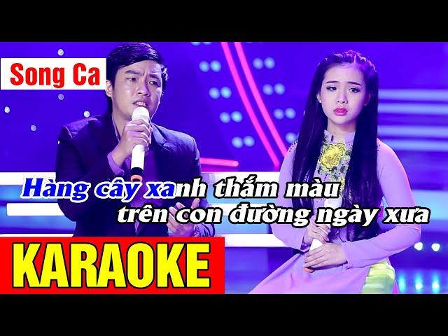 Karaoke ĐƯỜNG TÍM BẰNG LĂNG - Song Ca | Thiên Quang ft Quỳnh Trang