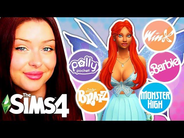 Styling Sims as Different Doll Aesthetics in The Sims 4 // Sims 4 Create a Sim Challenge (CC)