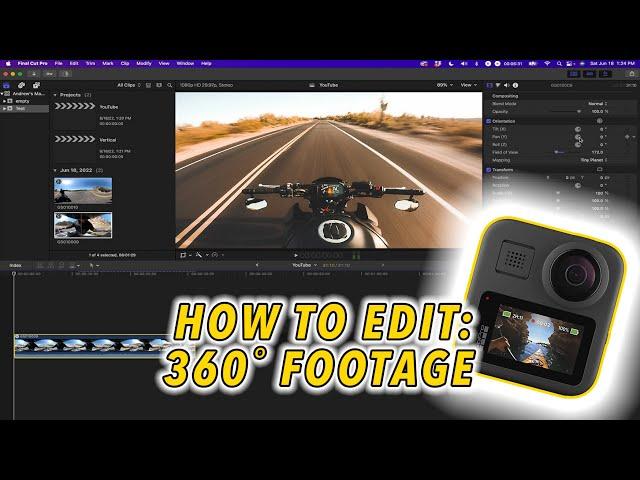 GoPro Max Editing Tutorial - 360 Video Editing