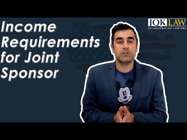 Income Requirements for Joint Sponsor