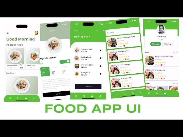  Awesome Food App UI Design In Flutter | Devhubspot