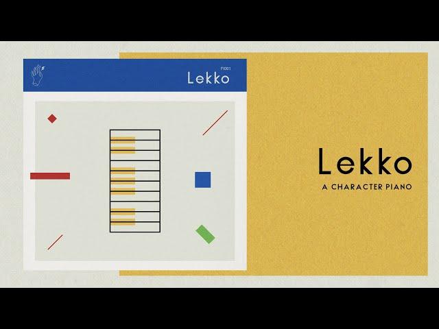 LEKKO - A character piano + tape textures VST / AU