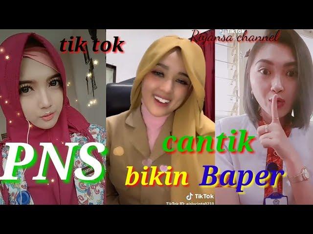 Tik tok viral PNS cantik bikin baper