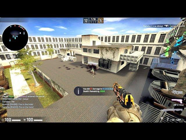 CS:GO - Zombie Survival Mod gameplay on Bank Office map - Infection Club