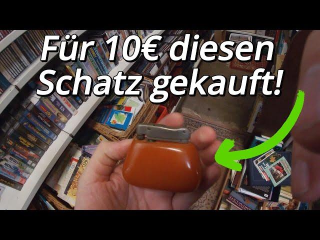 Ich zeige euch meine Flohmarkt Funde! Catalin Bakelit Feuerzeug CADINEN Keramik und SILBER Schmuck!