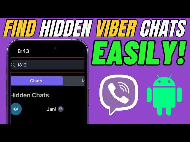 How to Find Hidden Chats on Viber 2024 | Show Hidden Viber Chat | Viber Secret Conversation