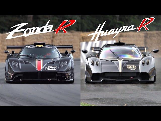 Pagani Zonda R vs Huayra R V12 Sound Comparison | Which one has the best sound?!