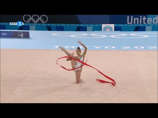 Dina Averina - Ribbon Qualifications - Tokyo 2020 Olympic Games (HD)