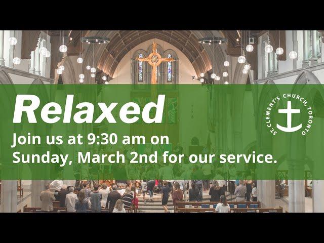 Relaxed Service: LIVE from St. Clement's