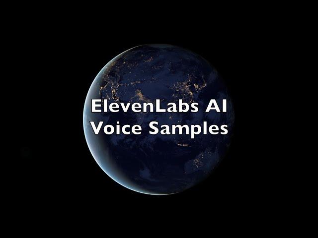 ElevenLabs Voice Samples: Hear all premade AI voices