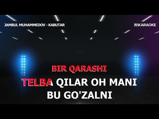 JAMBUL MUHAMMEDOV.(karaoke. 2024.12.29