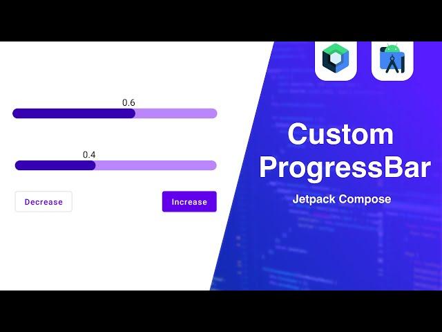 Custom Animated ProgressBar in Jetpack Compose | Android Studio