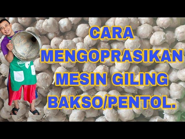 MESIN CETAK BAKSO VIRALL...KALIAN SEMUA WAJIB NONTON