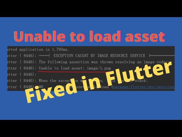 Unable to Load Image Asset in Flutter Error in pubspec file - Flutter Google