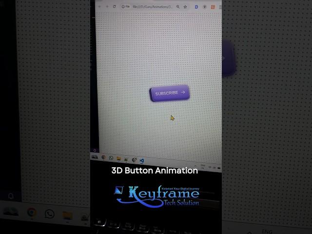 Attractive 3D Button Animation | HTML & CSS