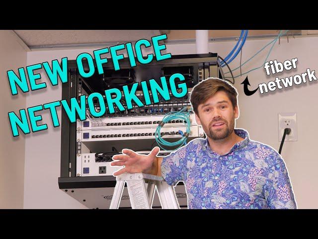 100GbE Fiber Office Upgrade! - Office Move in Part 2