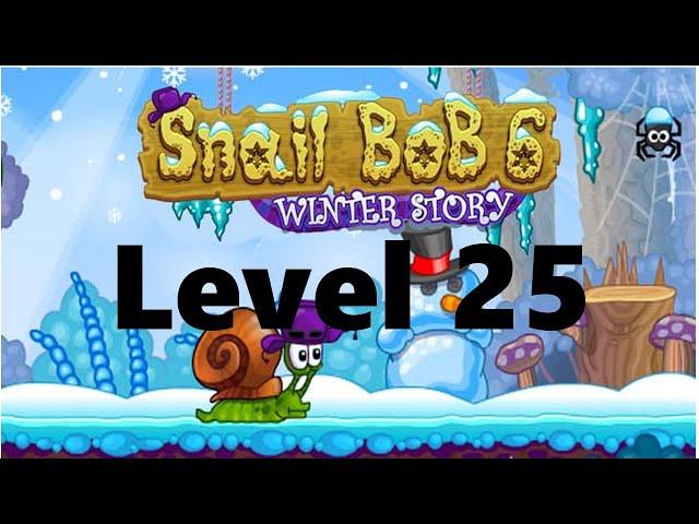 Snail Bob 6: Winter Story - Walkthrough Level 25