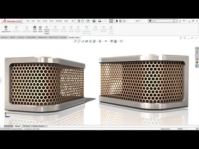 Master SolidWorks 2023 | Create Stunning 'Mesh Grills' | Expert Techniques for CAD Designs