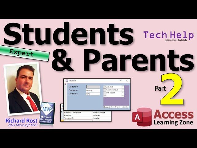 How to Properly Relate Students & Parents in a Microsoft Access Database, Part 2